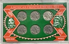 American Frontier Nickel Set, 1935-1937 Buffalo Nickels, 6 Coins