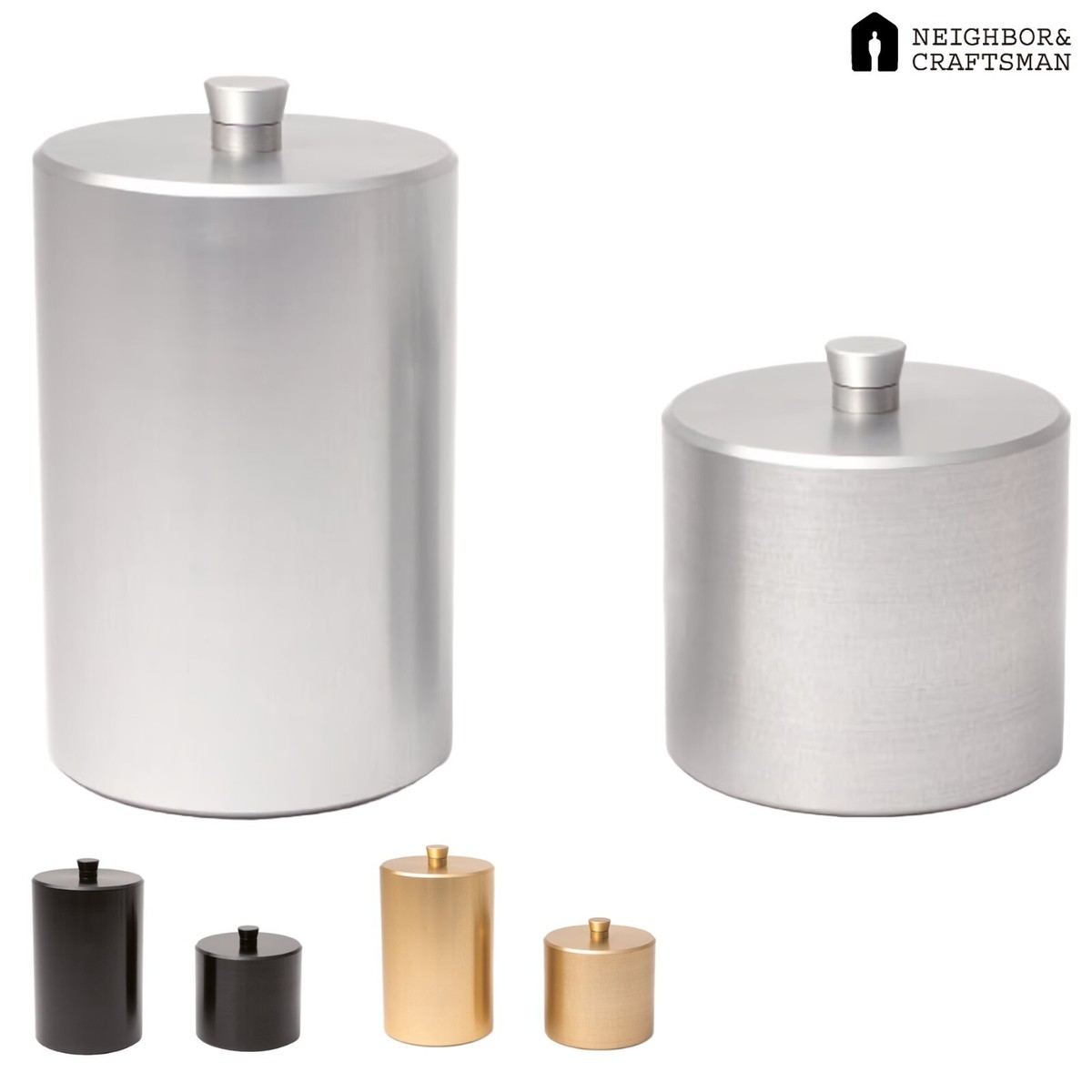 NEIGHBOR & CRAFTSMAN Canister Regular & Half Aluminum ballerina