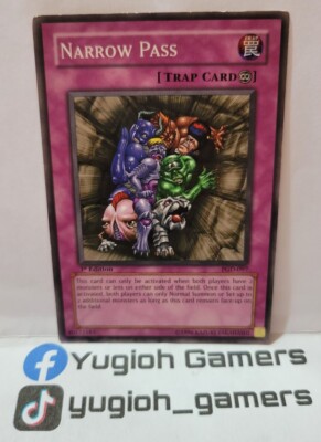YUGIOH NARROW PASS PGD-097  1 ST EDITION COMMON LIGHT PLAYED 