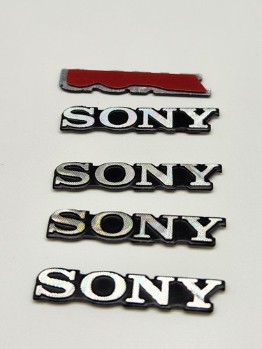 2x Sony Sticker Car Audio Speaker 3D Emblem Badge Decal Interior Car ...