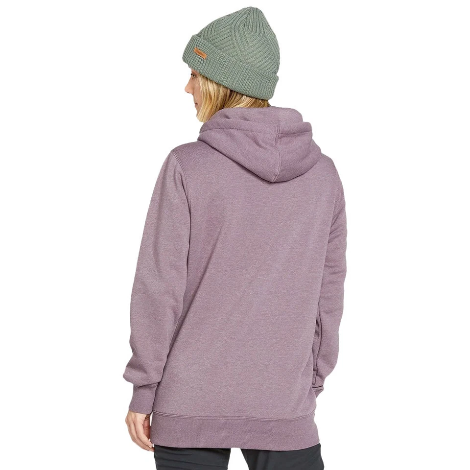 Volcom Tower Fleece Damen Hoodie Sudadera Lila Nueva - Imagen 2 de 4