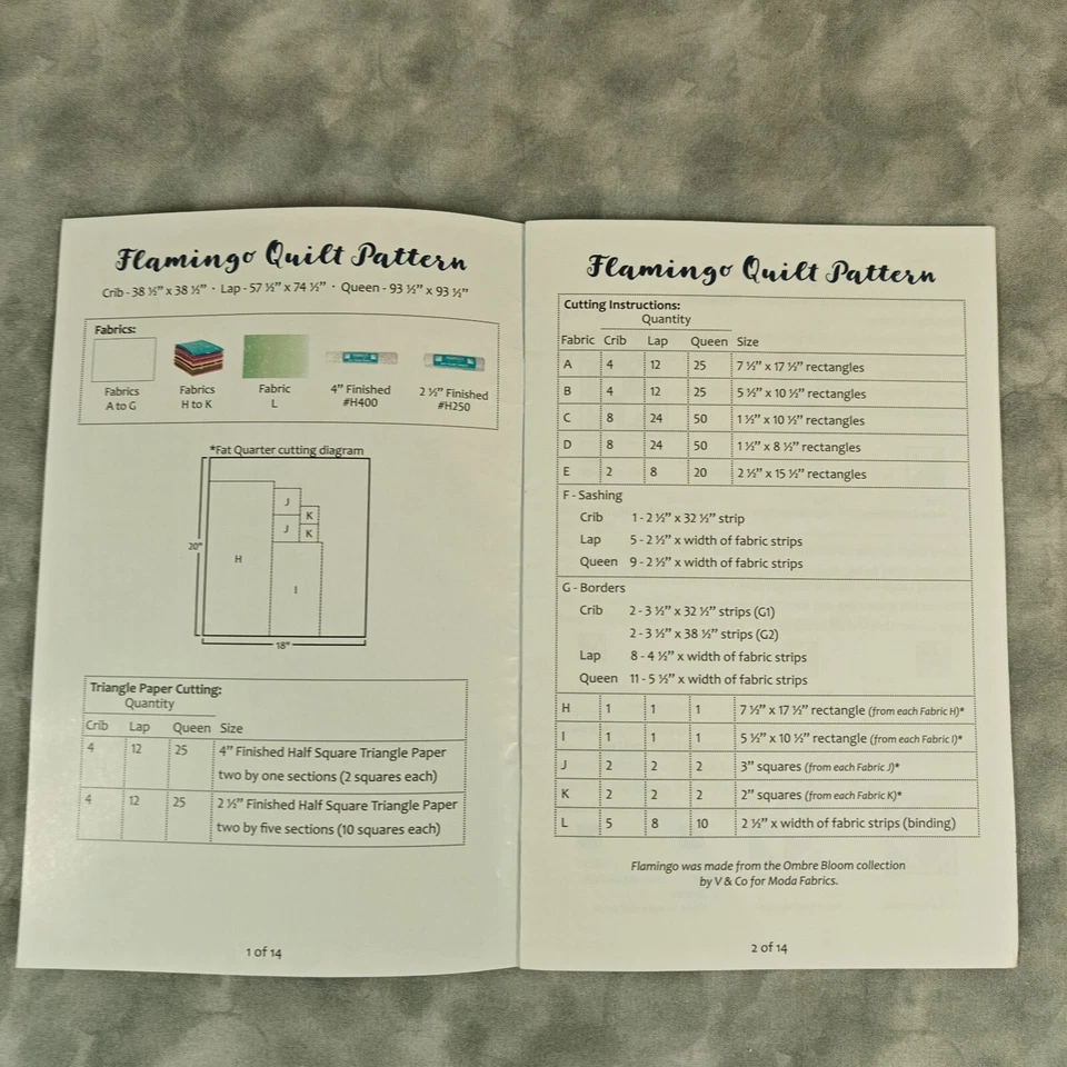 Flamingo Quilt Pattern 🦩 | Crib, Lap, Queen Sizes | It's Sew Emma - Image 2 of 4