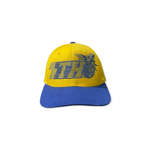 The Hundreds Snapback Hat Cap Adam Bomb Yellow Blue
