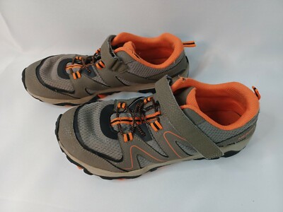 Merrell M-Trail Gunsmoke Grey Orange Kid Size W Outdoors Shoes - Main Image
