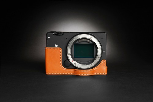 Echtleder Halbkamera Etui Tasche Abdeckung für Sigma fp fpl - Bild 36 von 47