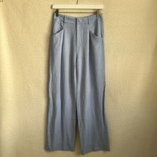 And Other Stories Pleated Pants Womens Size 4 Blue