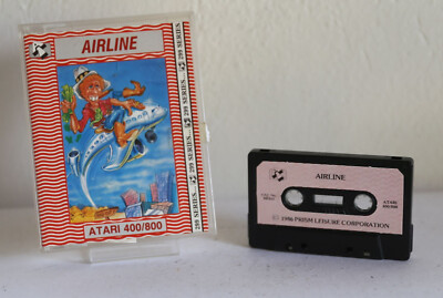 Atari - Airline - incl. Inlay & Case - für Atari 400 800 XL XE