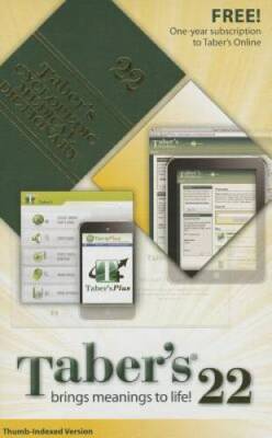 Taber's Cyclopedic Medical Dictionary (Thumb-indexed Version) (Taber's Cy - GOOD