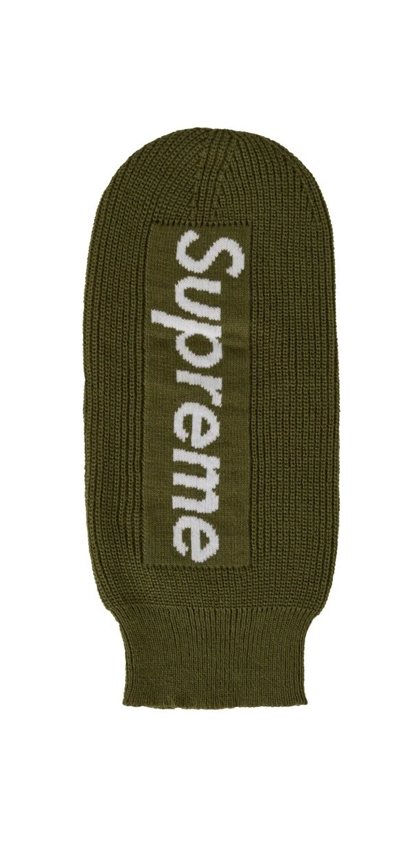 Supreme New Era Box Logo Balaclava Olive FW20 New