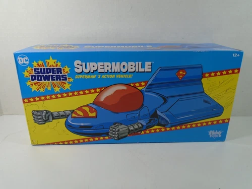 2022 MCFARLANE TOYS--SUPER POWERS--SUPERMOBILE--SUPERMAN'S ACTION VEHICLE (NEW)
