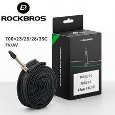 2PACK 700x23 700x25 700x28c ROCKBROS 48mm Presta Valve Inner Tubes Bike Inner
