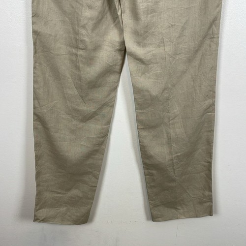 Lauren Ralph Lauren Mens Linen Pants Straight Leg 4 Pocket Business Casual Pant - Picture 6 of 9