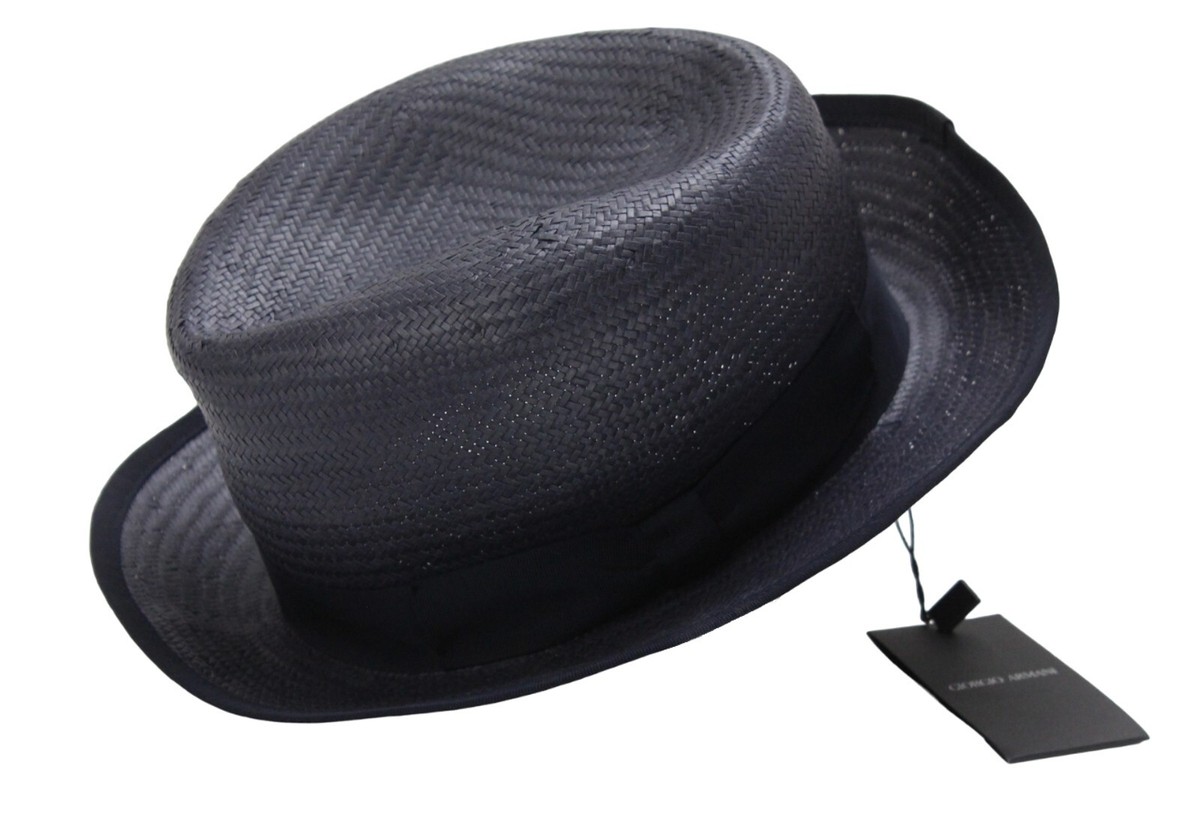 Emporio Armani hat, size 57 Emporio Armani Grey Polyester Cap Size 57 cm main image 4