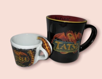 Tatsu,Six Flags / Magic Mountain Fly at the Speed of Fear Fancy Coffee Cup / Mug