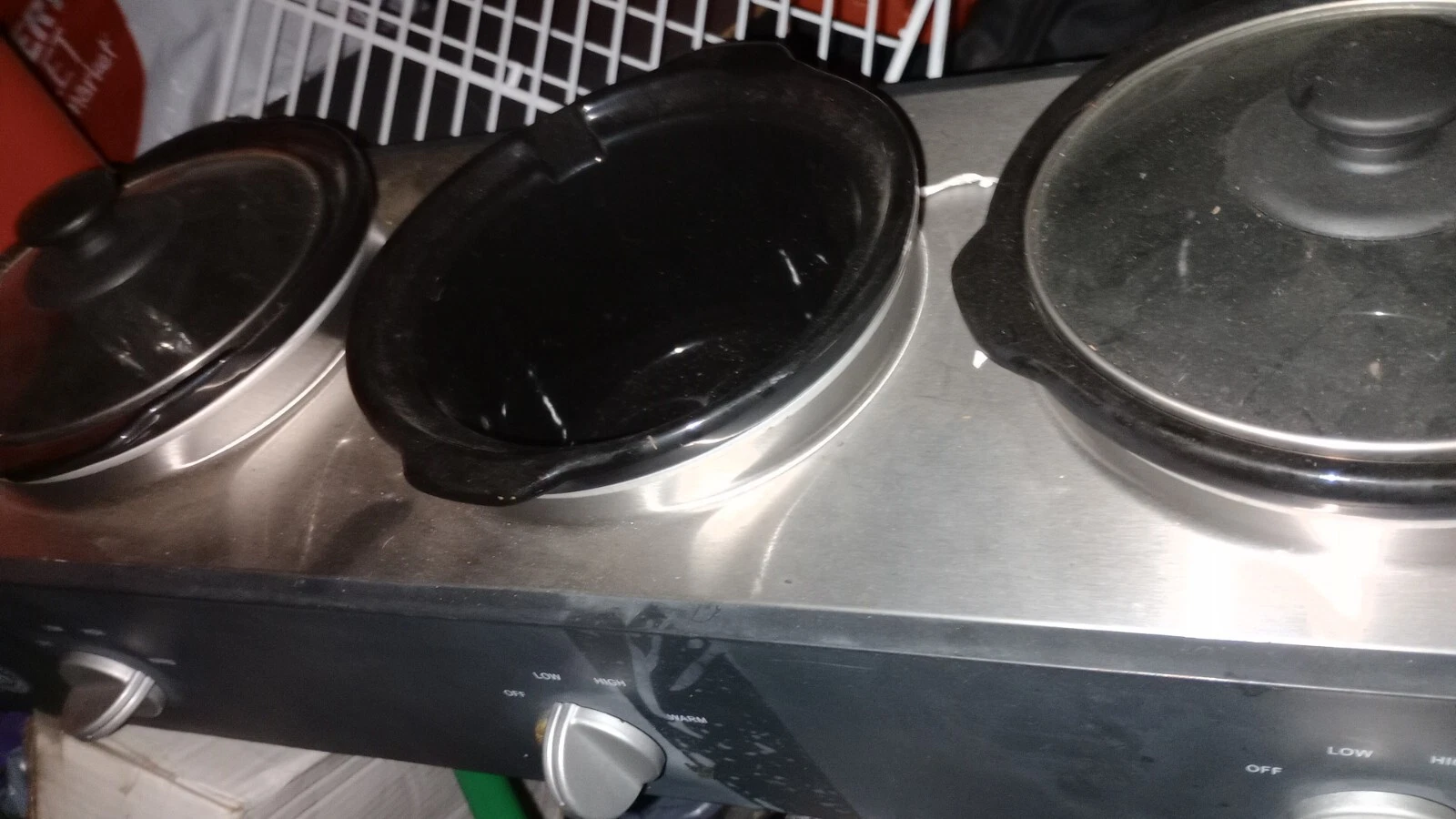 Bella cucina artful food slow and high cooker crockpot good condition