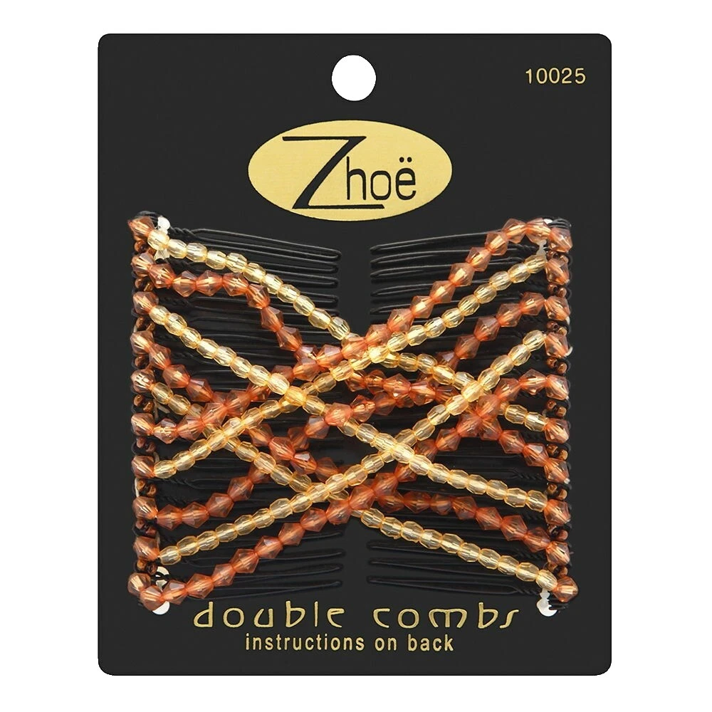 Brown Hair Comb Hair Ties