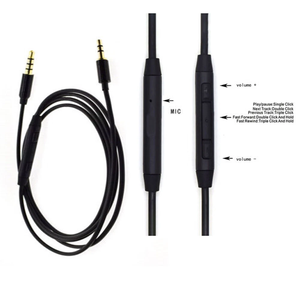 For Bowers Wilkins P5 S2 P5 IOS Replacement Cable Audio Lead headphone
