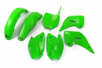 Kunststoff Verkleidung Kit Kawasaki KX 125 250 2003 - 2008 Ufo Plast GrüN
