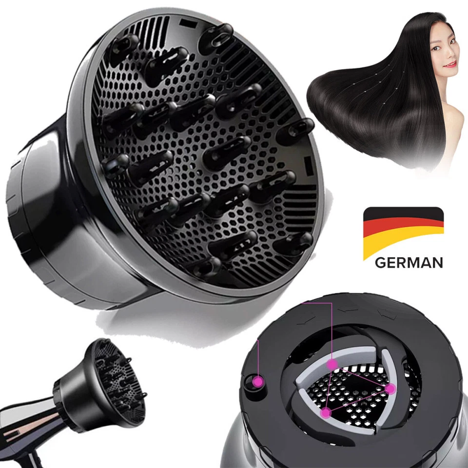 Universal Haar Diffusor Diffuser Haare Föhn Anpassungsfähig für Schlag Trockner - Bild 2 von 4