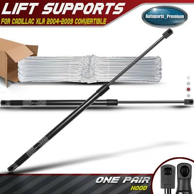 2x Lift Supports Shock Struts for Cadillac XLR 2004-2009 Convertible Hood Side