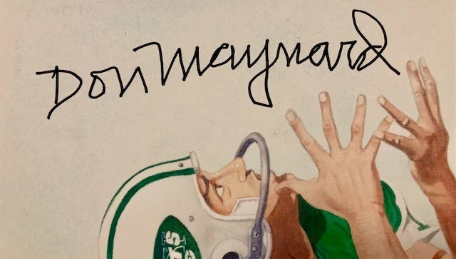 DON MAYNARD BEAUTIFULLY SIGNED 11x14 PRINT WITH COA FROM JSA - Image 2 of 4