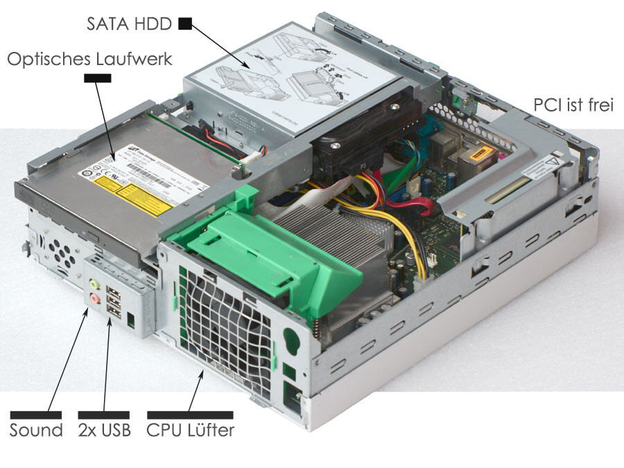 Fujitsu Siemens Desktop Computer Esprimo C5900 2x RS-232 Lpt