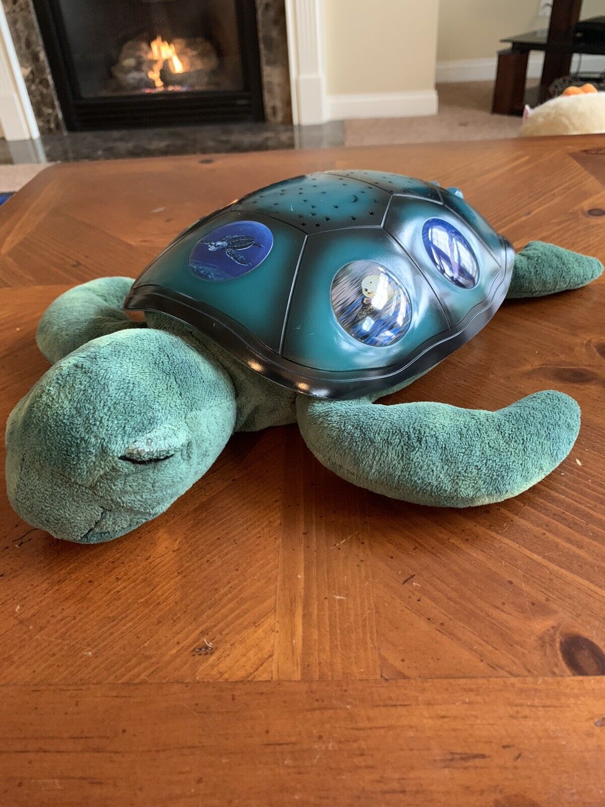 Cloud B Tranquil Sea Turtle Blue Aqua Night Light Music Soother Projector