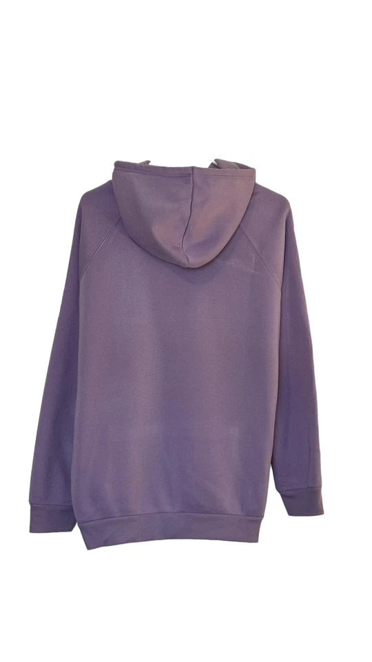 Rue21 Hoodie 紫色女式棉质抓绒男女通用运动衫 0008907 0057 — 第 2/4 张图片