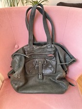 Jerome Dreyfuss Billy Medium Pebbled Green Leather Slouchy Handbag