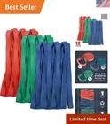 Color-Coded 12-Pack Extra Strength Rubber Bands for Professional Movers - 42"+
