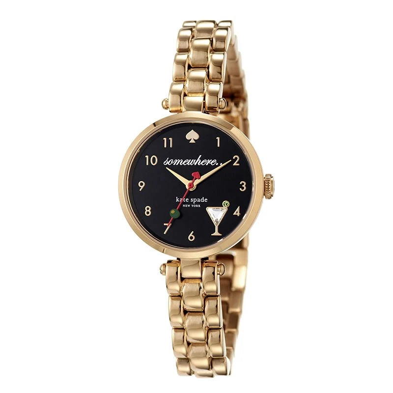 orologio kate spade new york holland tre lancette acciaio inox tono oro ksw1806