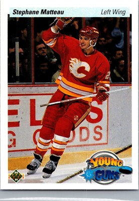 1990-91 Upper Deck Hockey  - #535 Stephane Matteau Young Guns