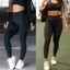 thumbnail 58 - Womens Seamless 2pcs Yoga Suit Crop Top+Leggings Bra Pants Sports Gym Set Outfit