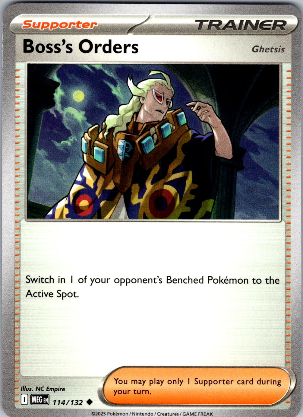 Boss's Orders [Ghetsis] ME01: Mega Evolution 114/132 Pokemon TCG LP