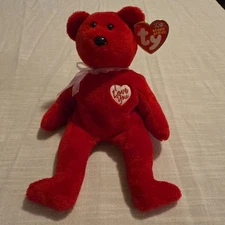 Ty Beanie Baby Secret Bear 2003 Valentine's Edition Retired
