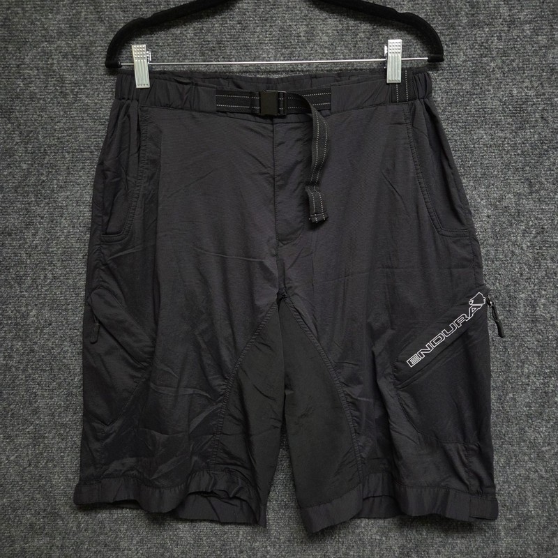 Endura Hummvee Lite Shorts Mens Medium Black Mountain Bike Cycling NO LINER
