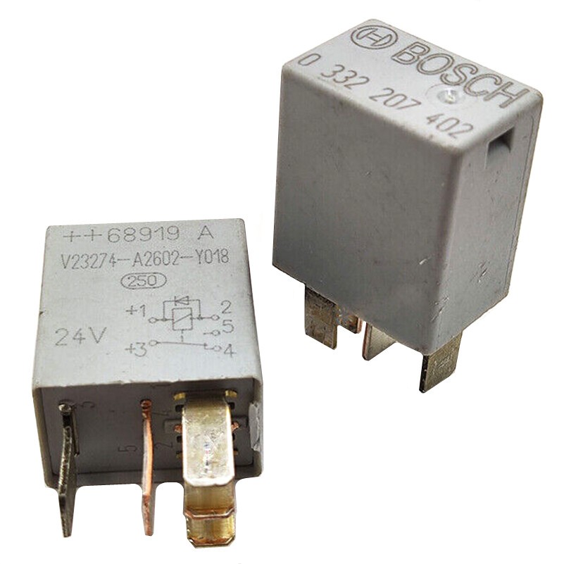 10pcs Bosch 0332207402 24VDC automotive relay 5pin V23274-A2602-Y018