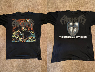 2 Sided AMORPHIS The Karelian Isthmus Cotton T-Shirt S-2345XL SU535