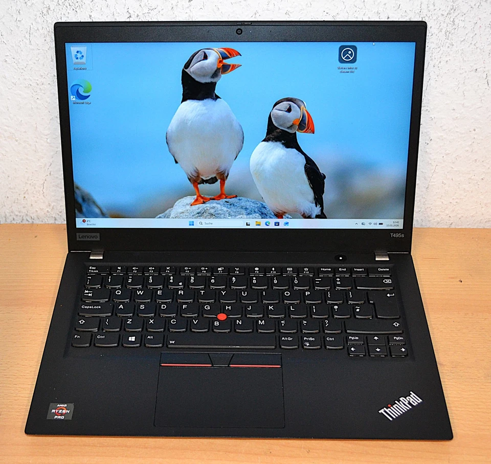 Lenovo ThinkPad T495s · Ryzen 5 PRO 3500U · 8GB · 256GB, Foto 1 von 5