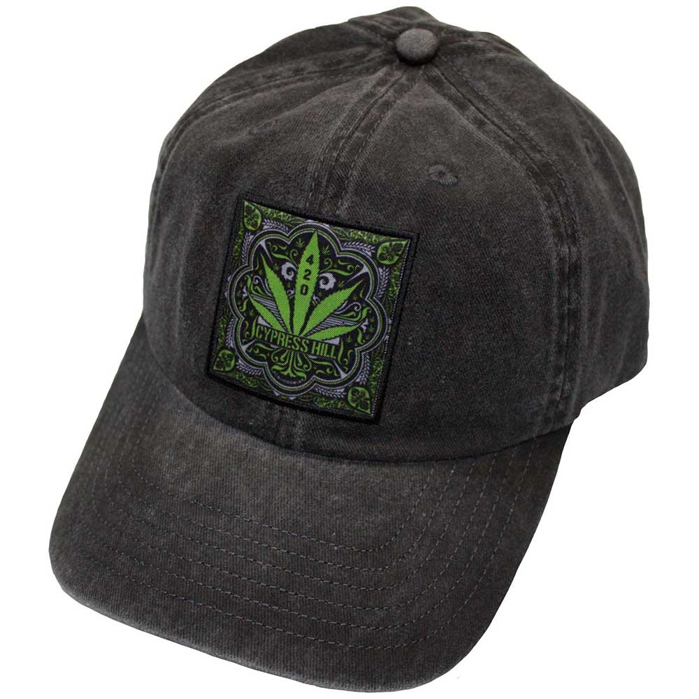 Cypress Hill Unisex Grey 420 Leaf Baseball Cap In - Image 3