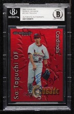BAS 2002 Donruss The Rookies Crusade /1500 So Taguchi #RC-10 BGS Authentic 0o9