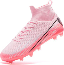 Men'S Soccer Cleats Football Cleats for Unisex-Adult High-Top Spikes Shoes for Y