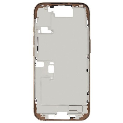 Clappio, Mittelgehäuse kompatibel iPhone 16 Pro präzise Passform, Gold