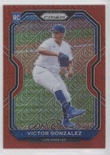 2021 Panini Prizm Red Mojo Prizm 52/149 Victor Gonzalez #17 0hg4