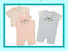 NEU 2x Babyanzug Strampler plus Shirt rosa & hellblau für Zwillinge Pärchen