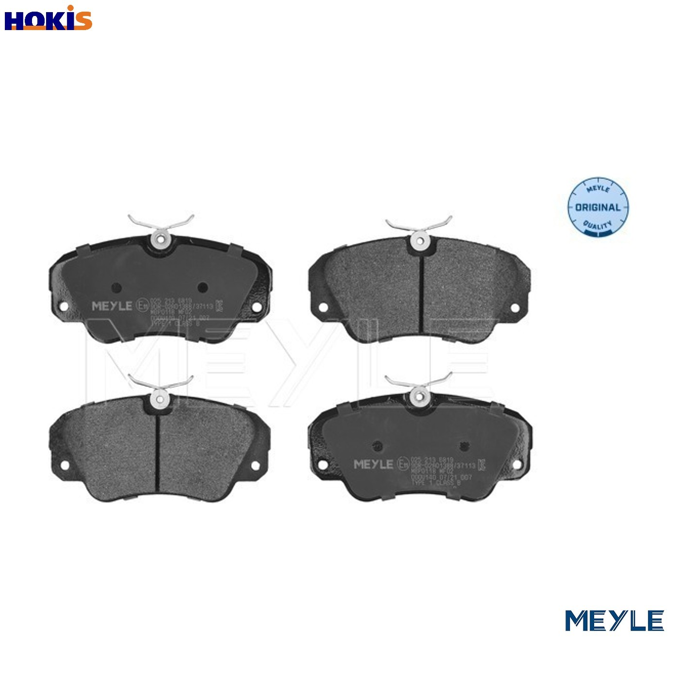 BRAKE PAD SET DISC BRAKE 025 213 6819 FOR VAUXHALL CARLTON/Mk/III OMEGA  OPEL