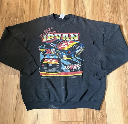 90s NASCAR Ernie Irvan #28 Texaco Havoline Robert Yates Racing Sz XL Distressed - product listing photo
