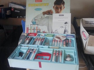 Vintage 1960 s Merit Chemistry set