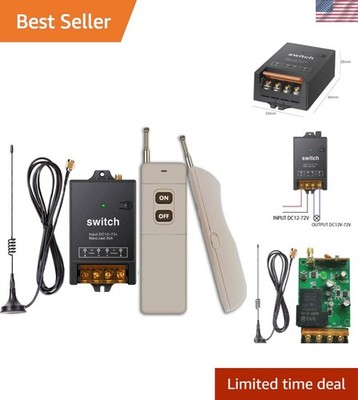 40A Remote Control Switch: Versatile Wireless Solution for DC12V-72V
