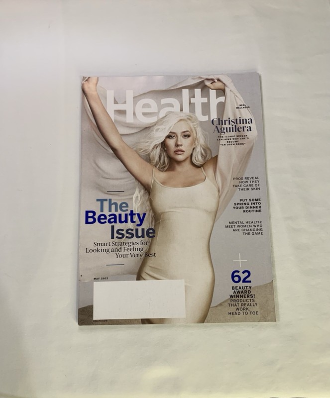 Health Christina Aguilera “Iconic Singer Explains” Issue May 2021 Magazine